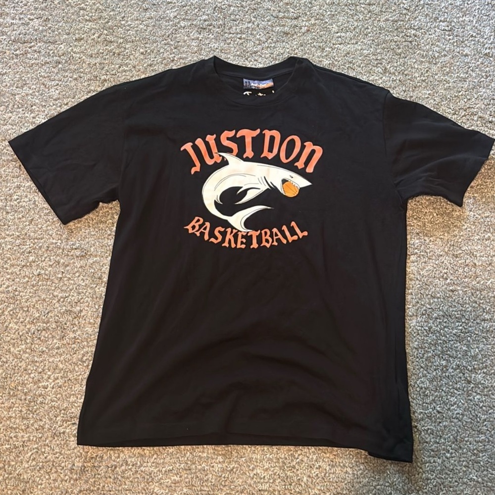 Just Don Basketball Black T-Shirt